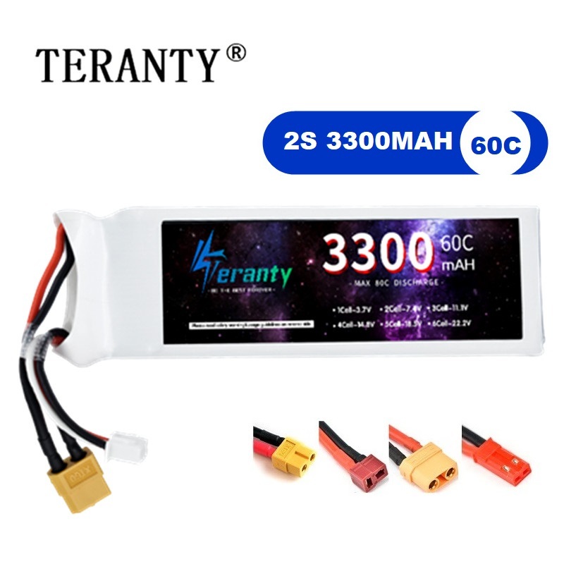 Drone Battery 3S - Batería LiPo 2S 7,4 V 3300mAh