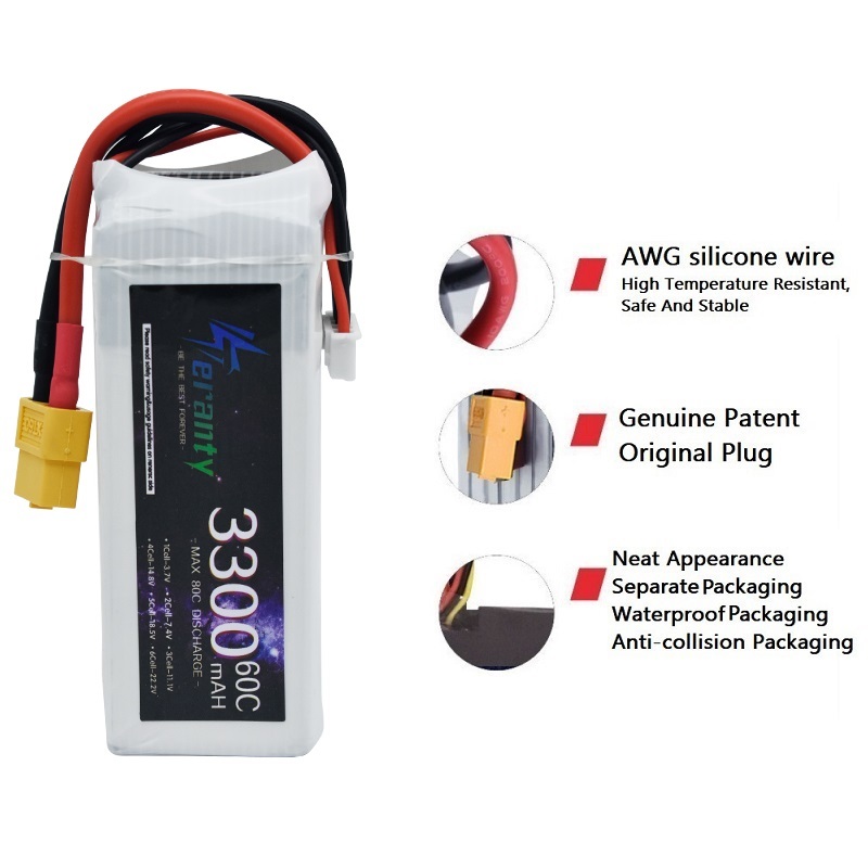 Batería recargable LiPo 4S 330 - Drone Battery 3S reseña y precio